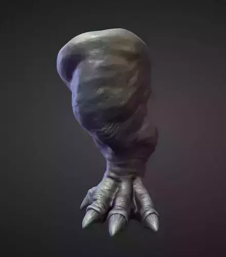 LEG43 high poly sculpt 3D model