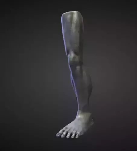 LEG44 high poly sculpt 3D model