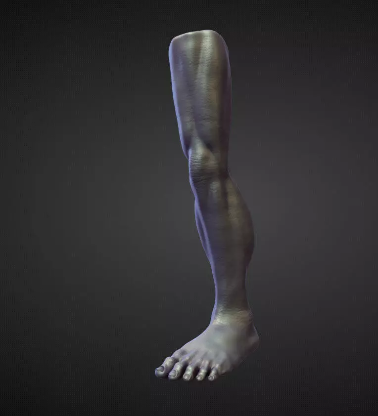 LEG44 high poly sculpt 3D model_0