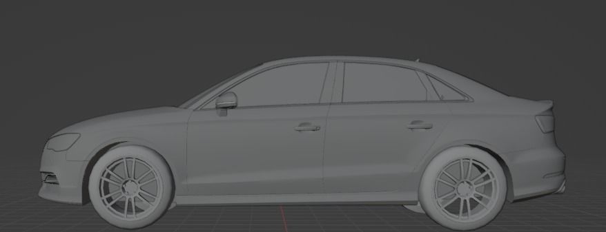 Audi S3 3D model_2