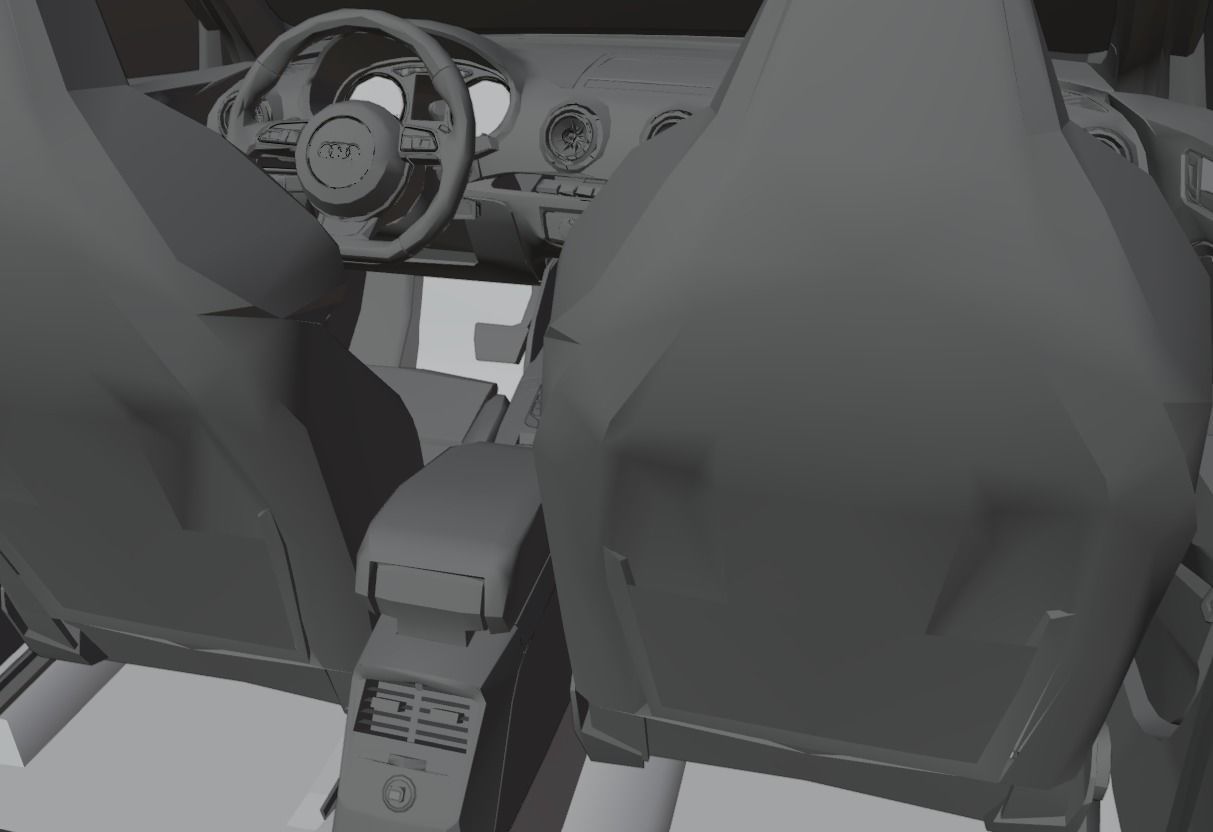 Audi S3 3D model_3