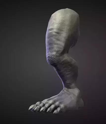 LEG5 high poly sculpt 3D model