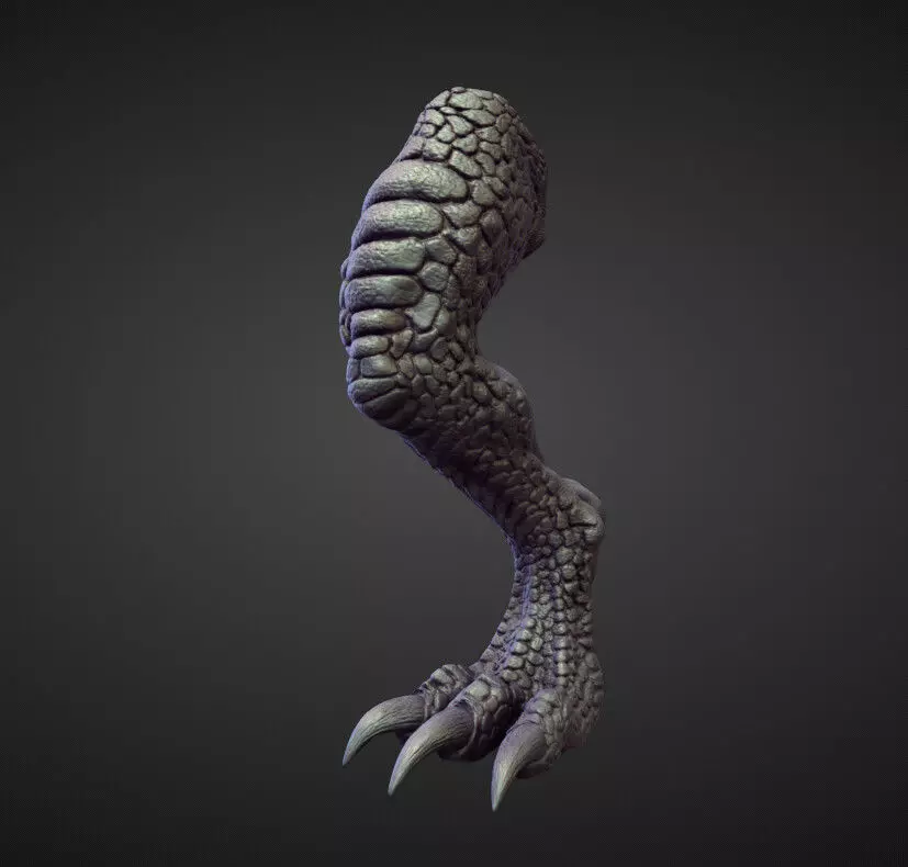LEG6 high poly sculpt 3D model_0