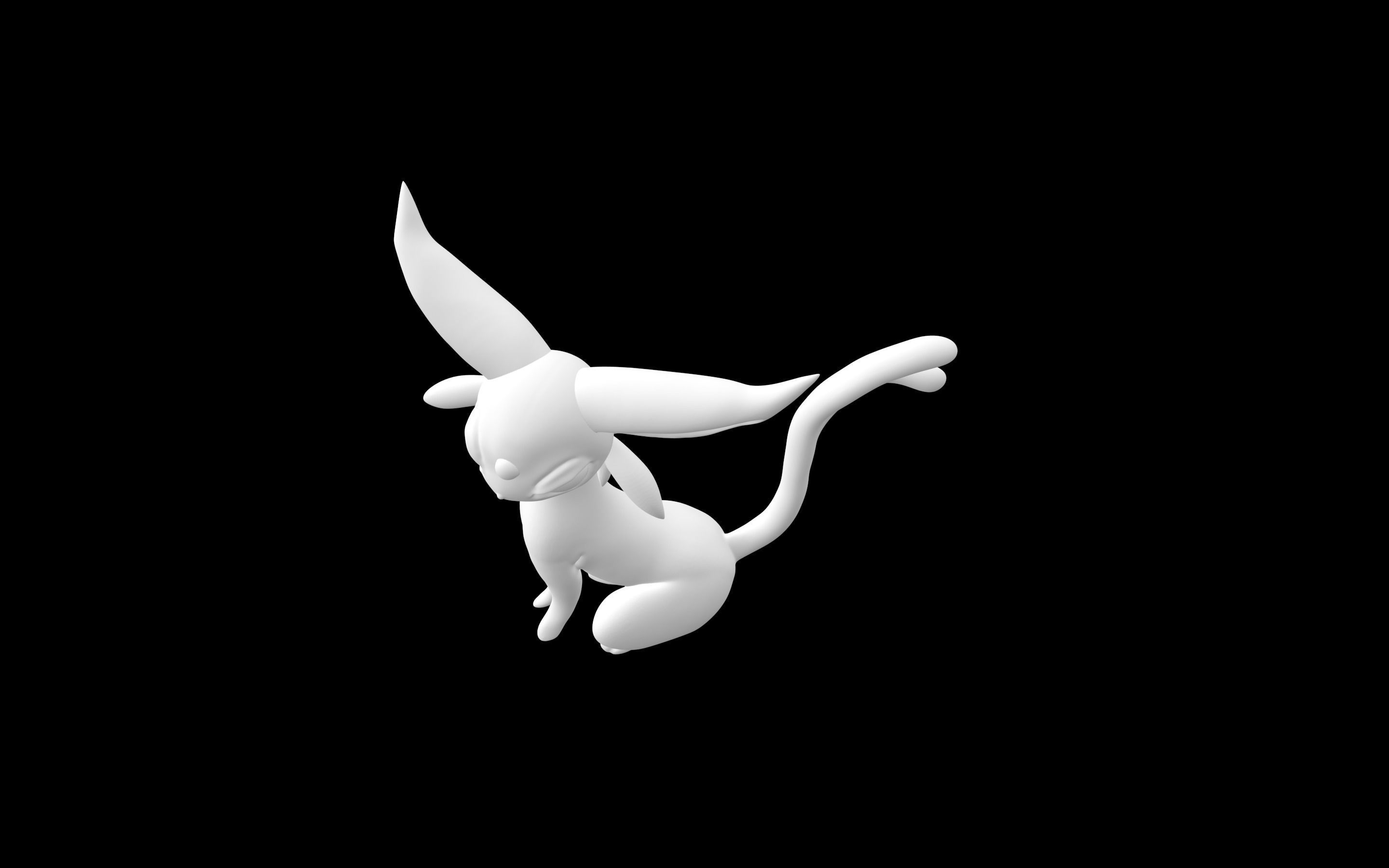 Espeon cat 3D model_3