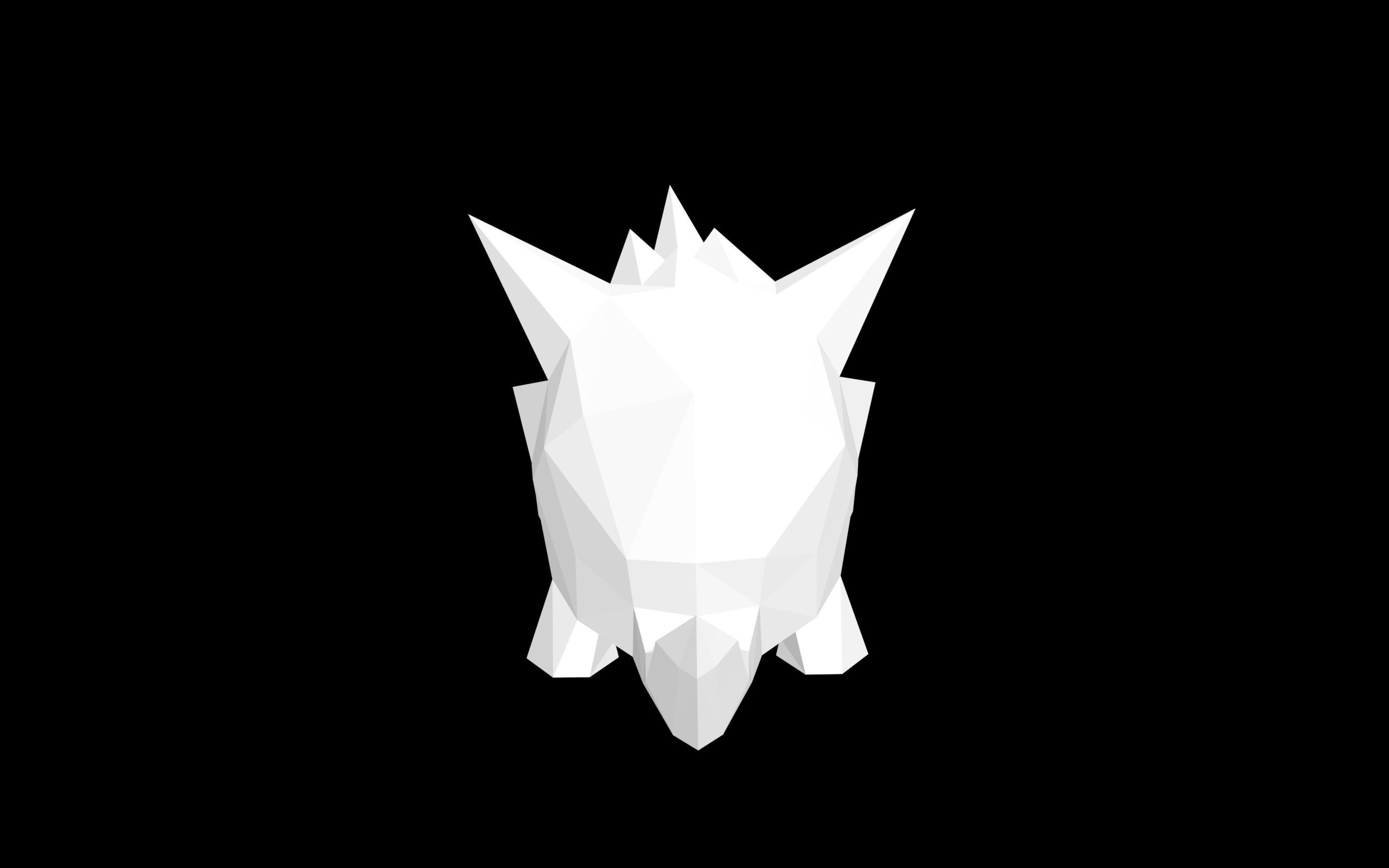 Gengar pokemon head 3D model_1