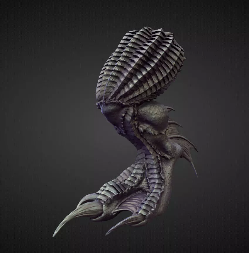 LEG9 high poly sculpt 3D model_0