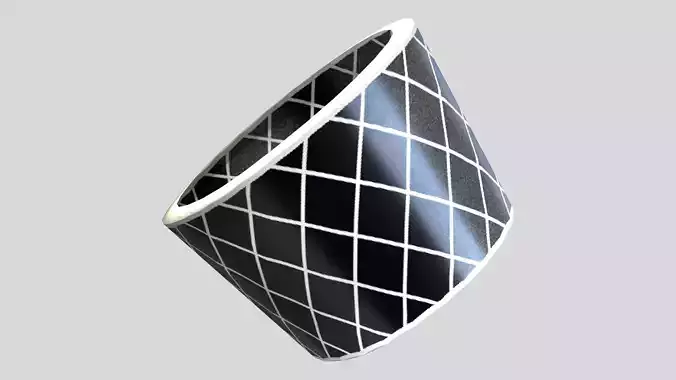 Shiny Metallic Nylon Club Bracelet