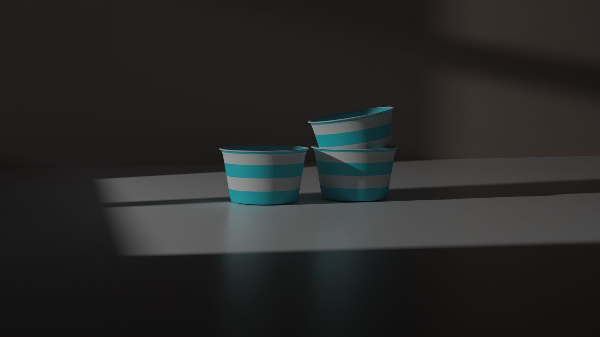 ICECREAM  BOX  3D model  Low-poly 3D model_2