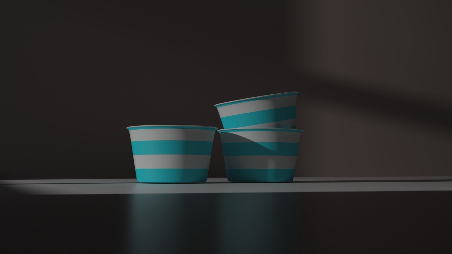 ICECREAM  BOX  3D model  Low-poly 3D model_1