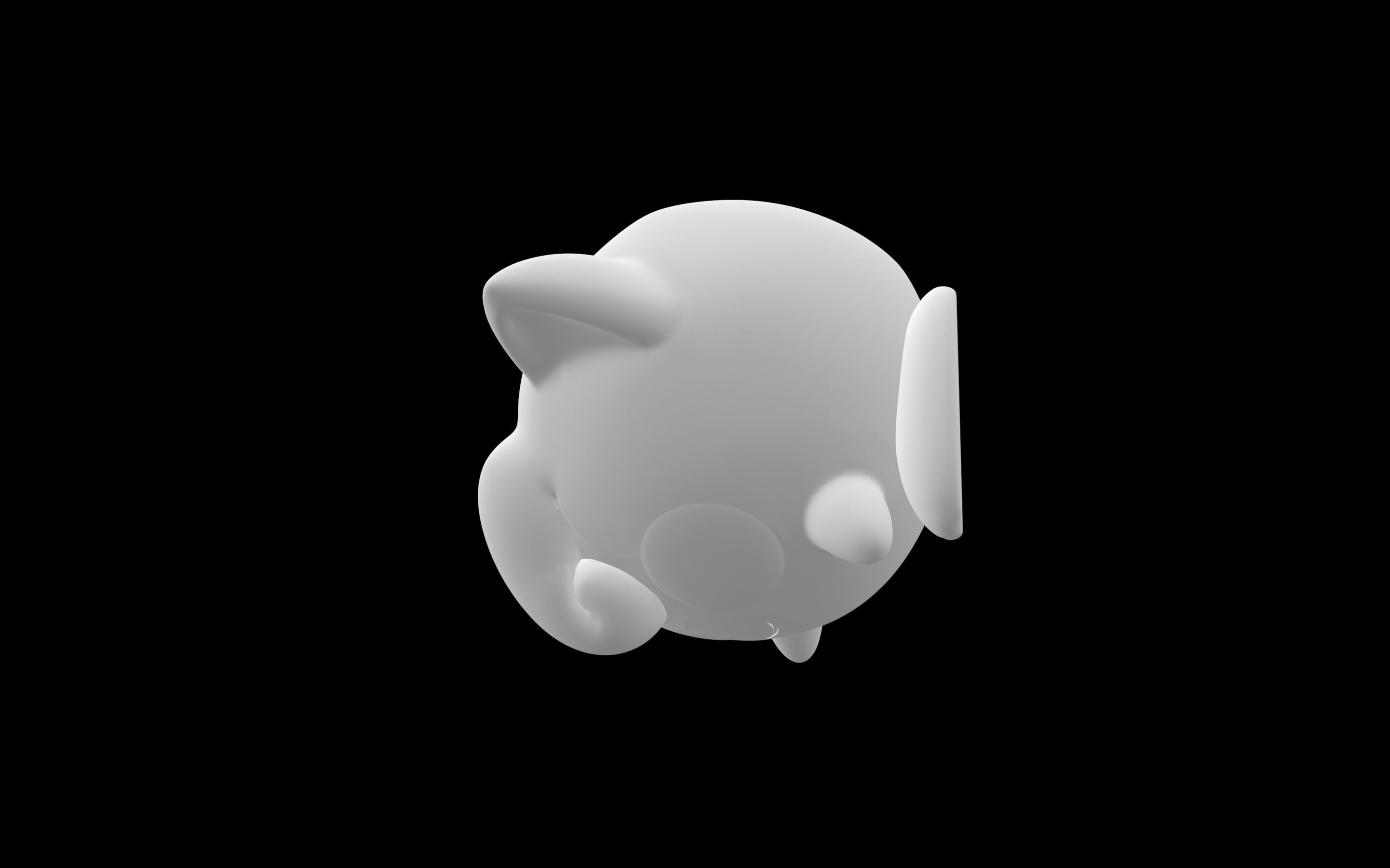 jigglypufft bird 3D model_1