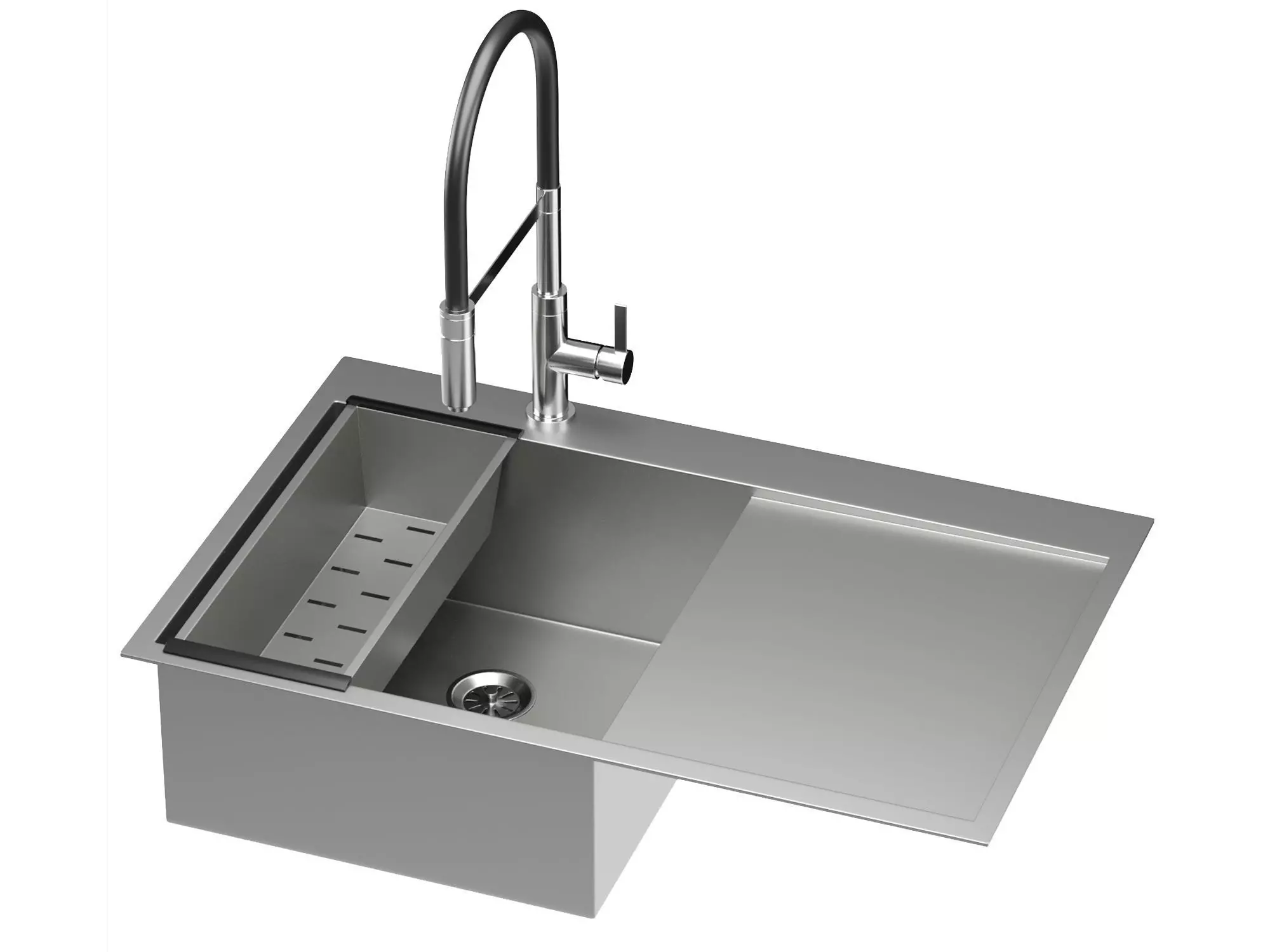 Kitchen sink - Luna LUN 101N L 3D model