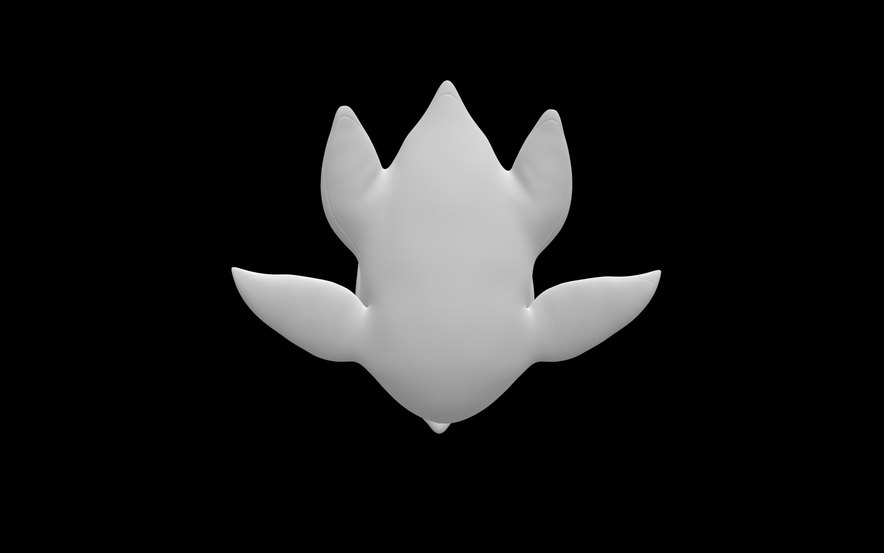 Lapras kangaroo 3D model_2