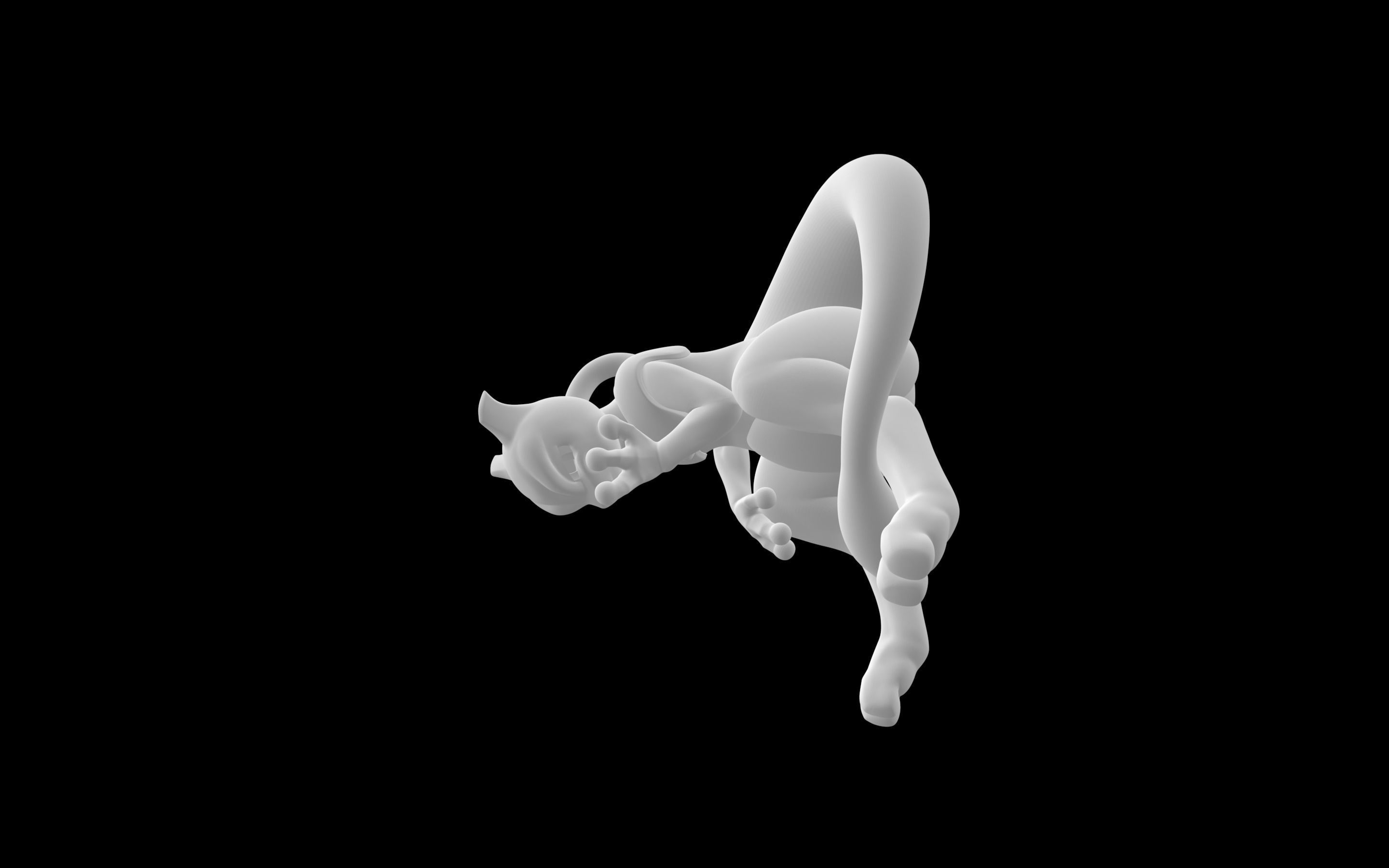 MewTwo cat 3D model_3