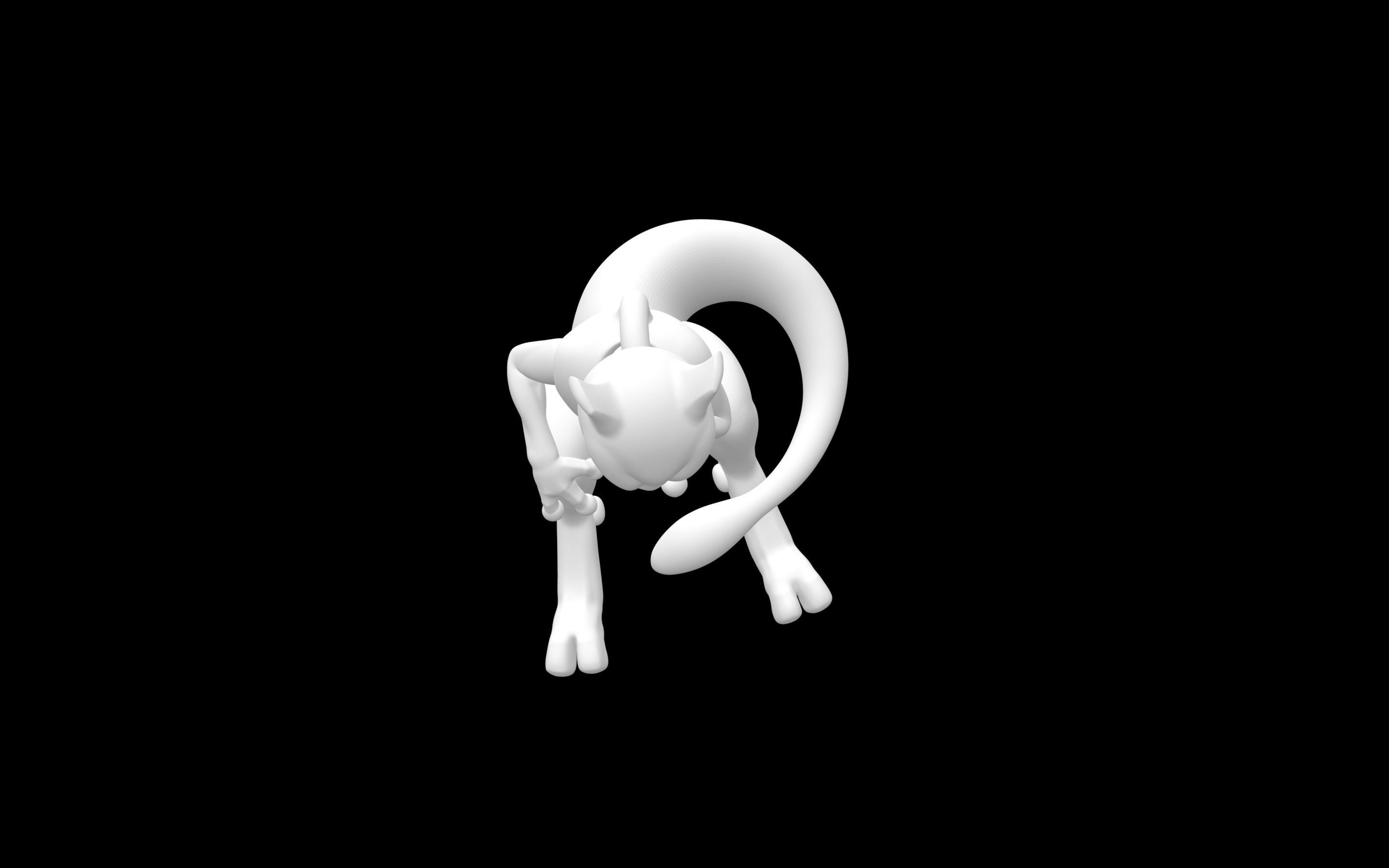 MewTwo cat 3D model_4