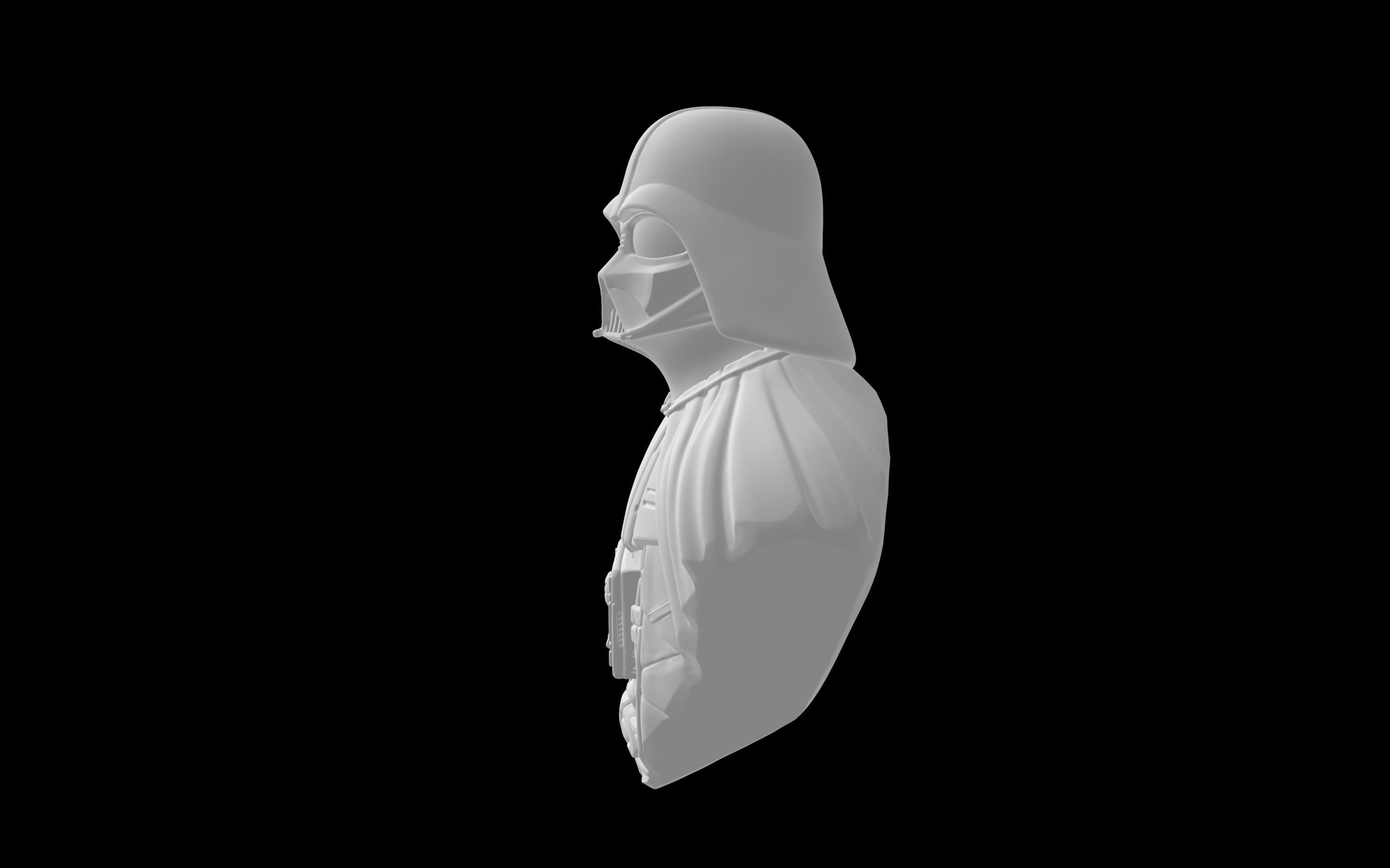 Darth Vader Busto 3D model_5
