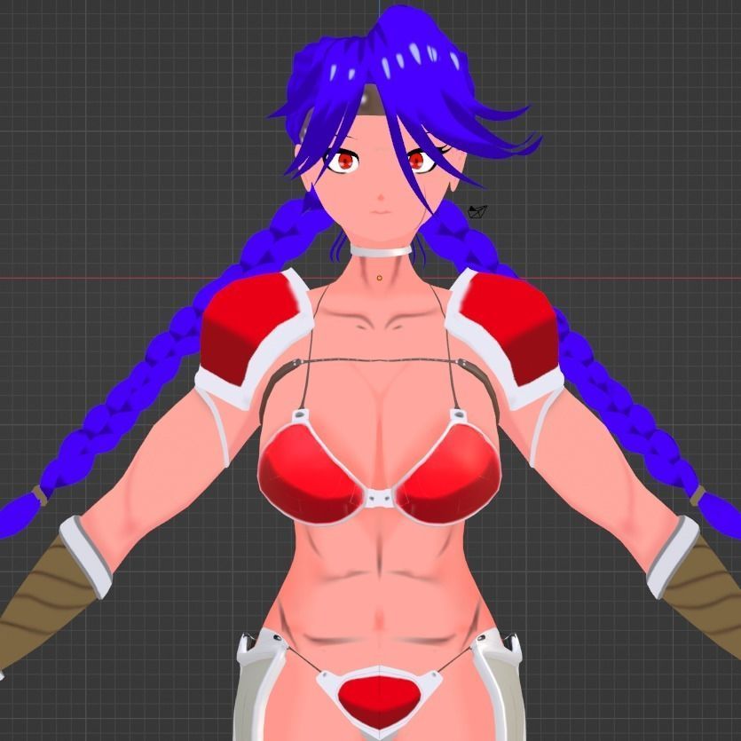 Custom Warrior 3D model_1