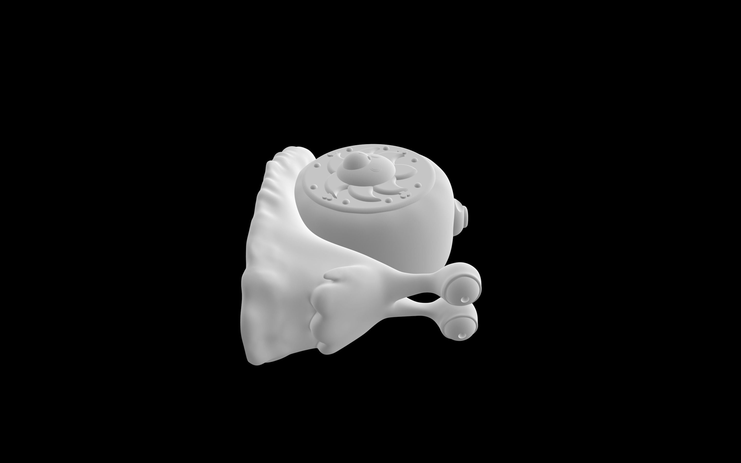 Escargophone One Piece  3D model_3