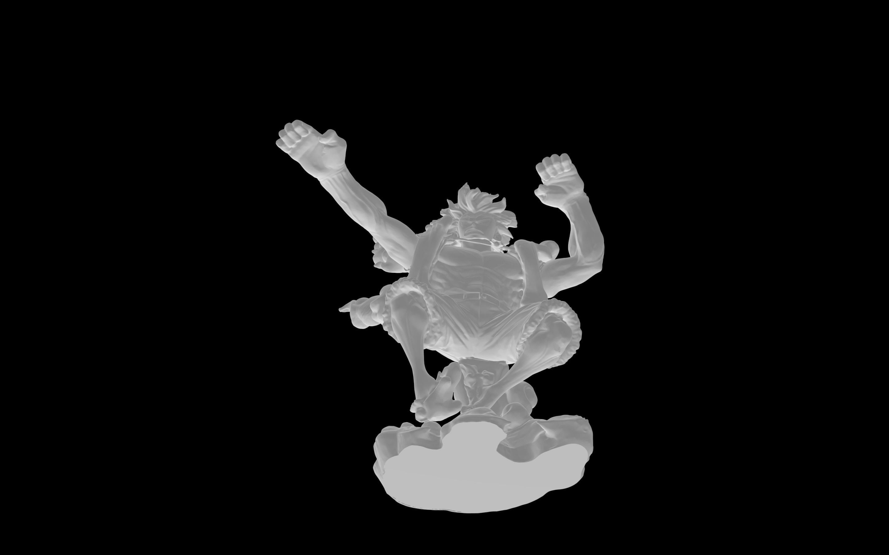 Ruffy Snake Man - One Piece 3D model_6