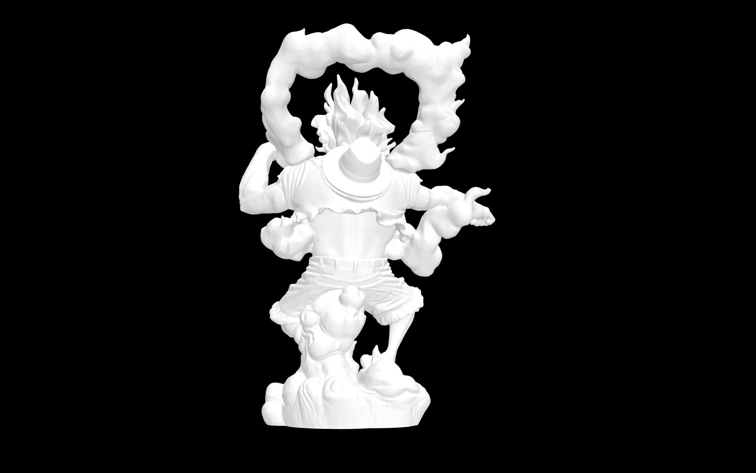 Ruffy Snake Man - One Piece 3D model_1