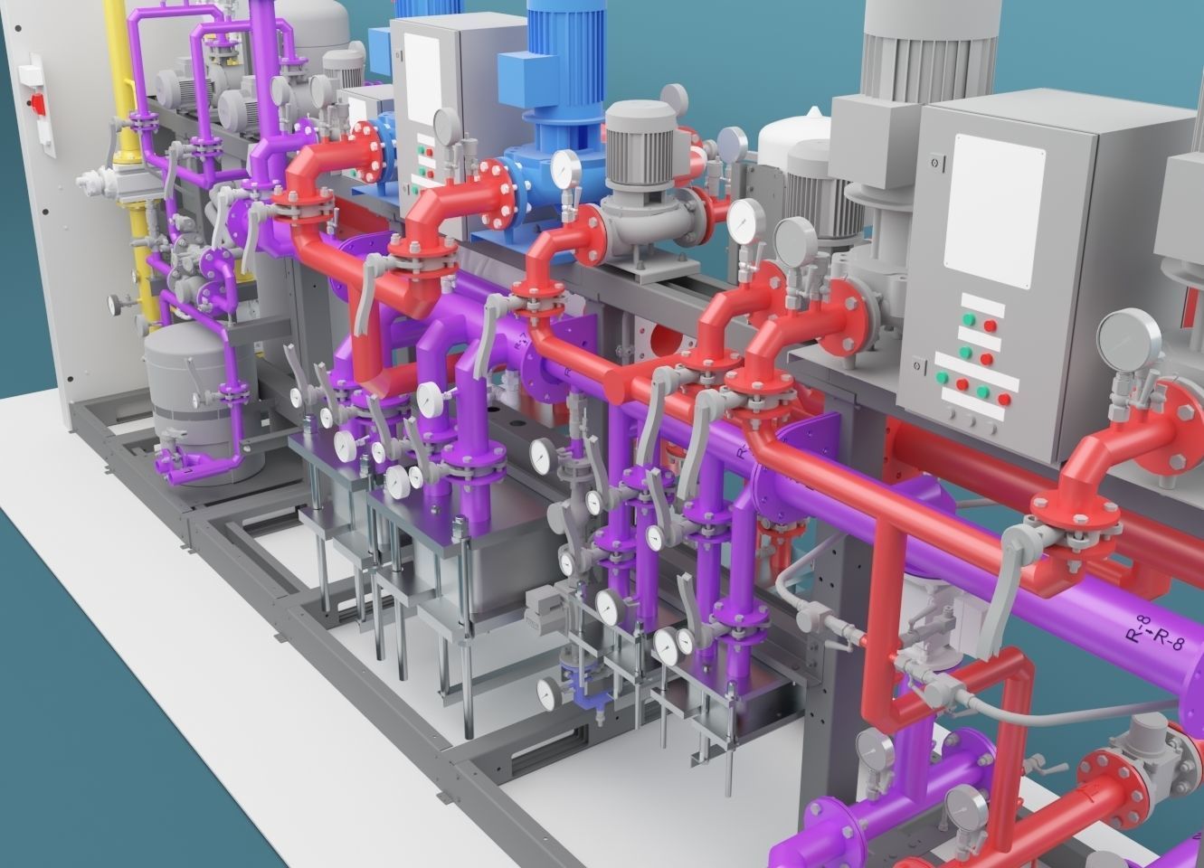 Boiler Equipment 3D model_4