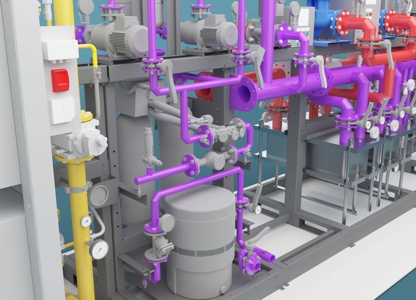 Boiler Equipment 3D model_3