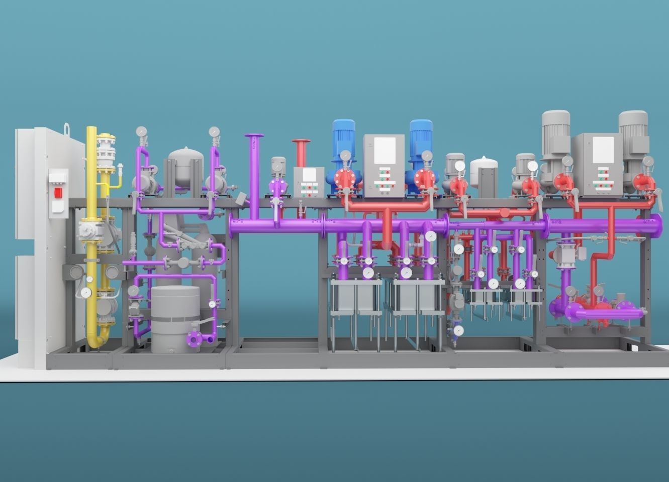 Boiler Equipment 3D model_2