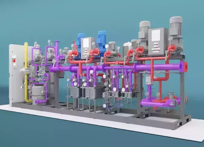Boiler Equipment 3D model