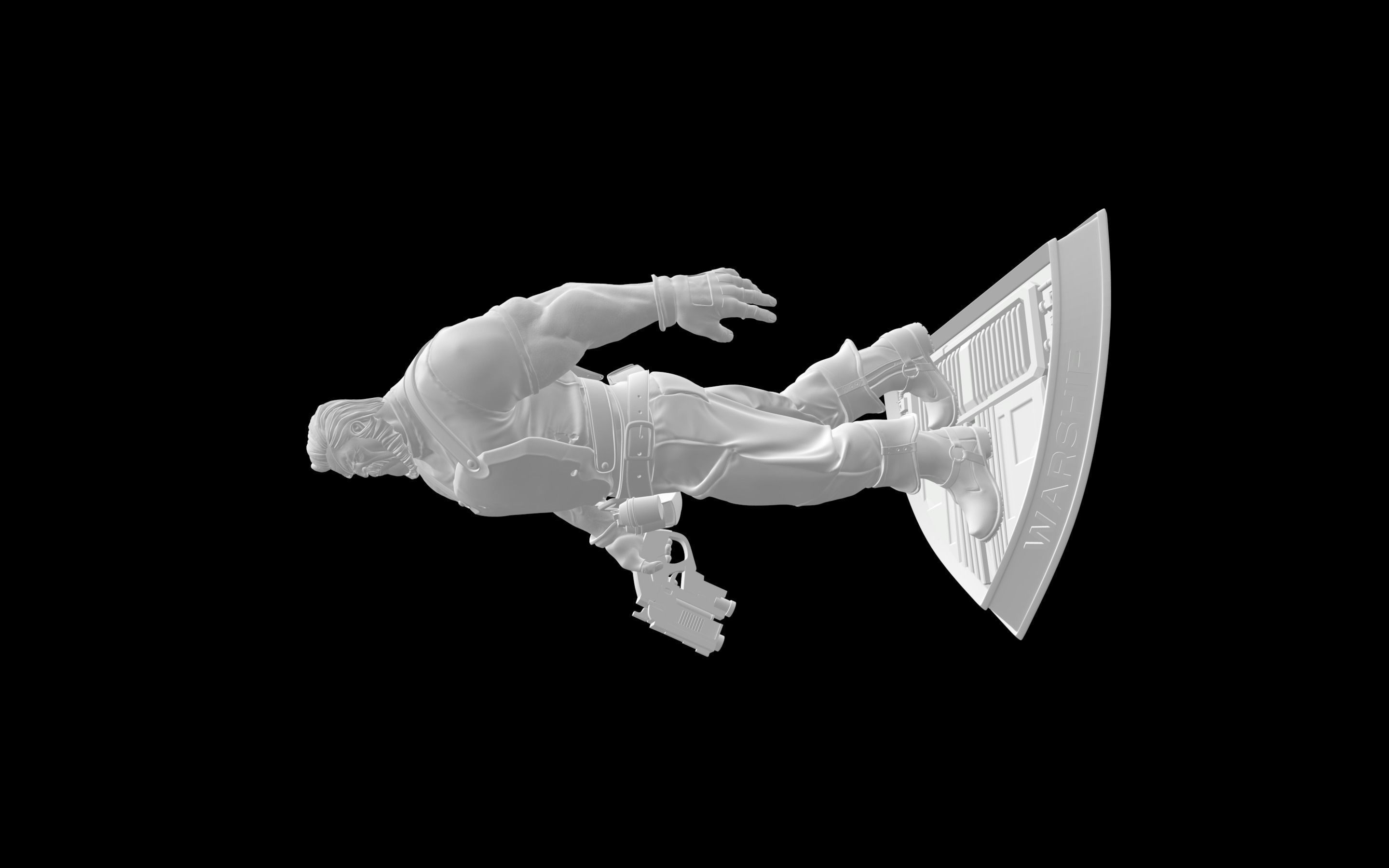 Warship-Jolly Rogers 3D model_1