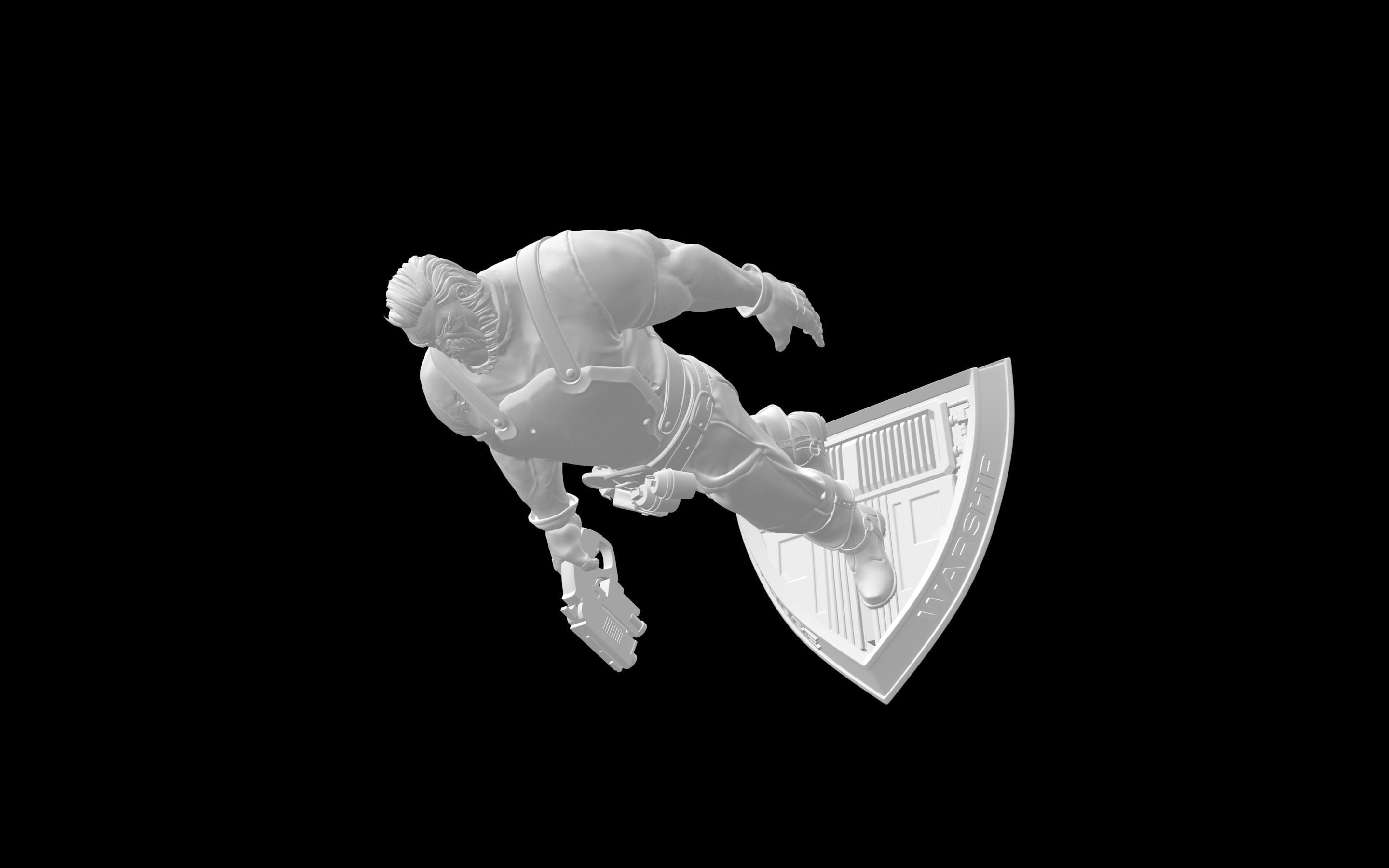 Warship-Jolly Rogers 3D model_4