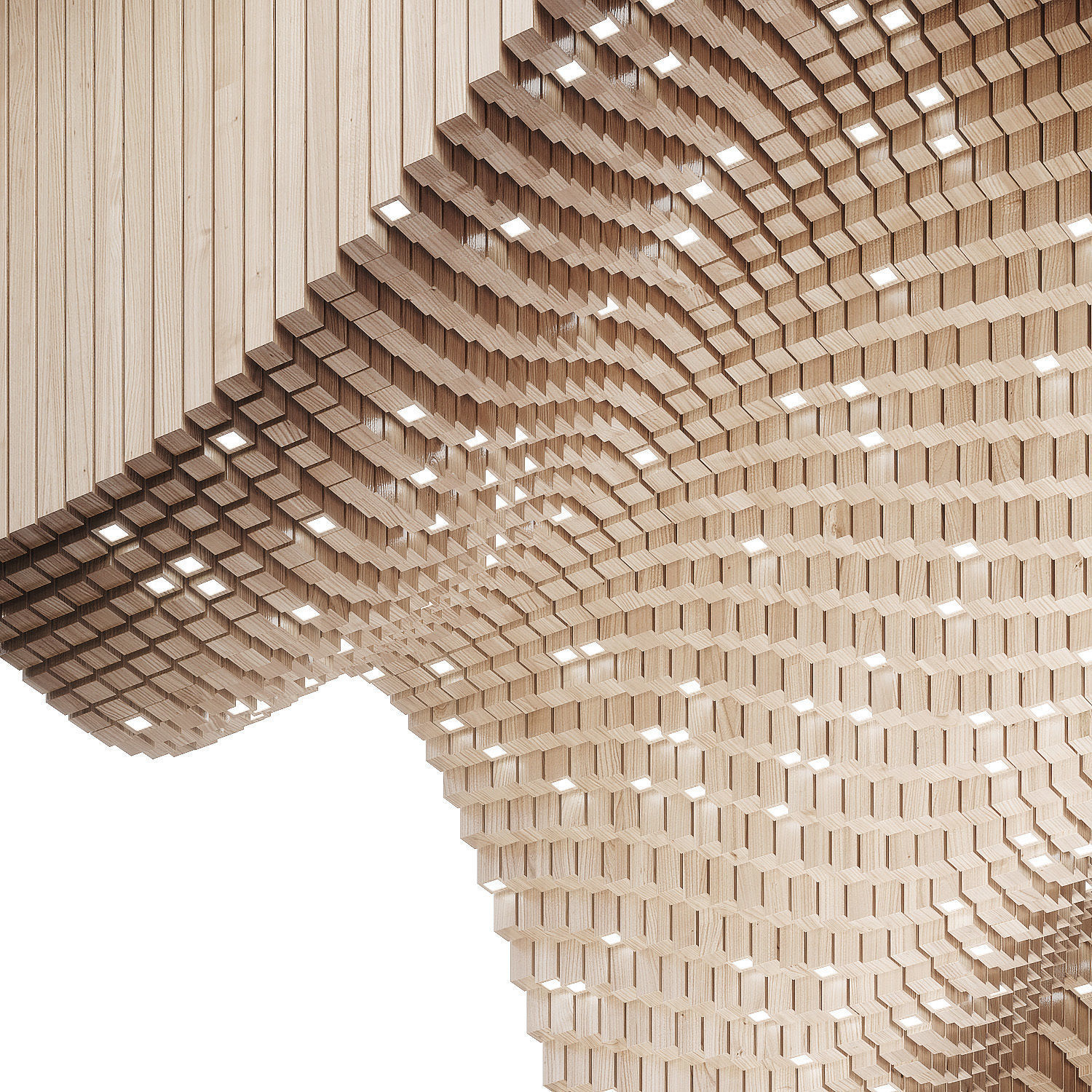 Parametric Light Ceiling 3D model_3