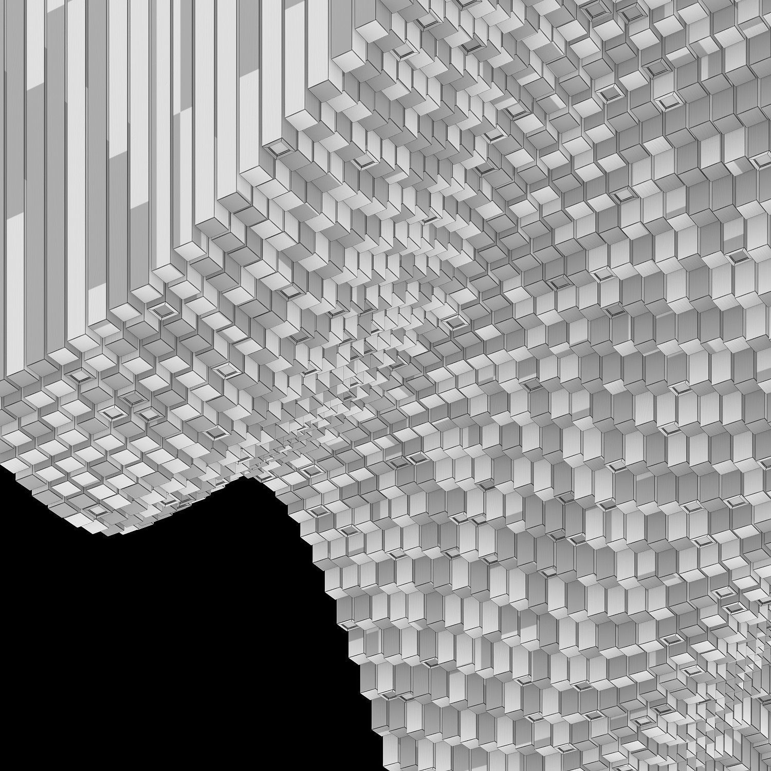 Parametric Light Ceiling 3D model_8