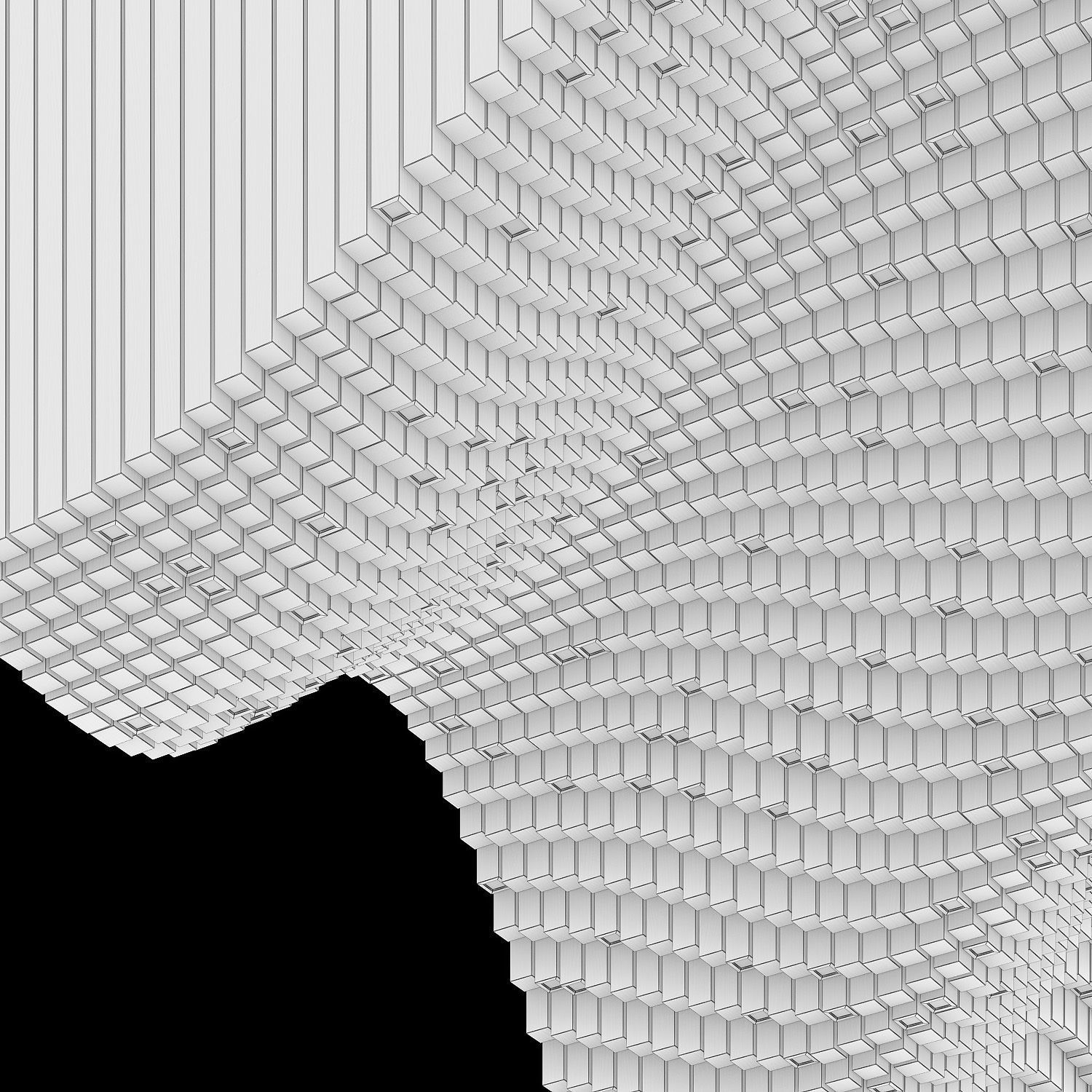 Parametric Light Ceiling 3D model_7