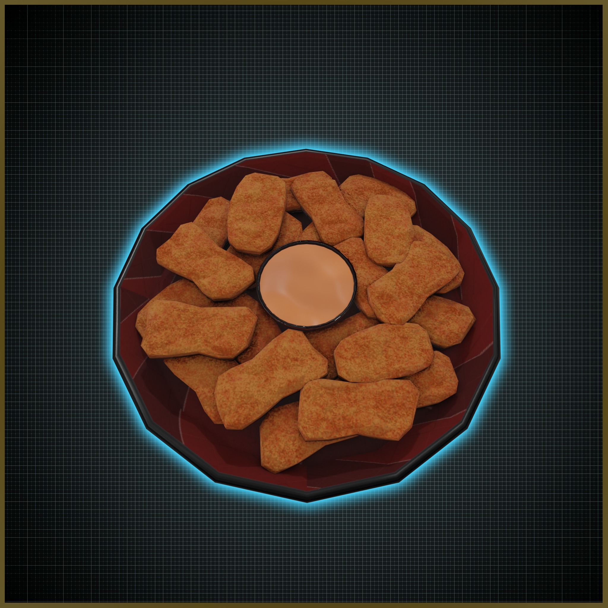 Fast Food Asset Pack Collection - Low Poly Game Ready Low-poly 3D model_13