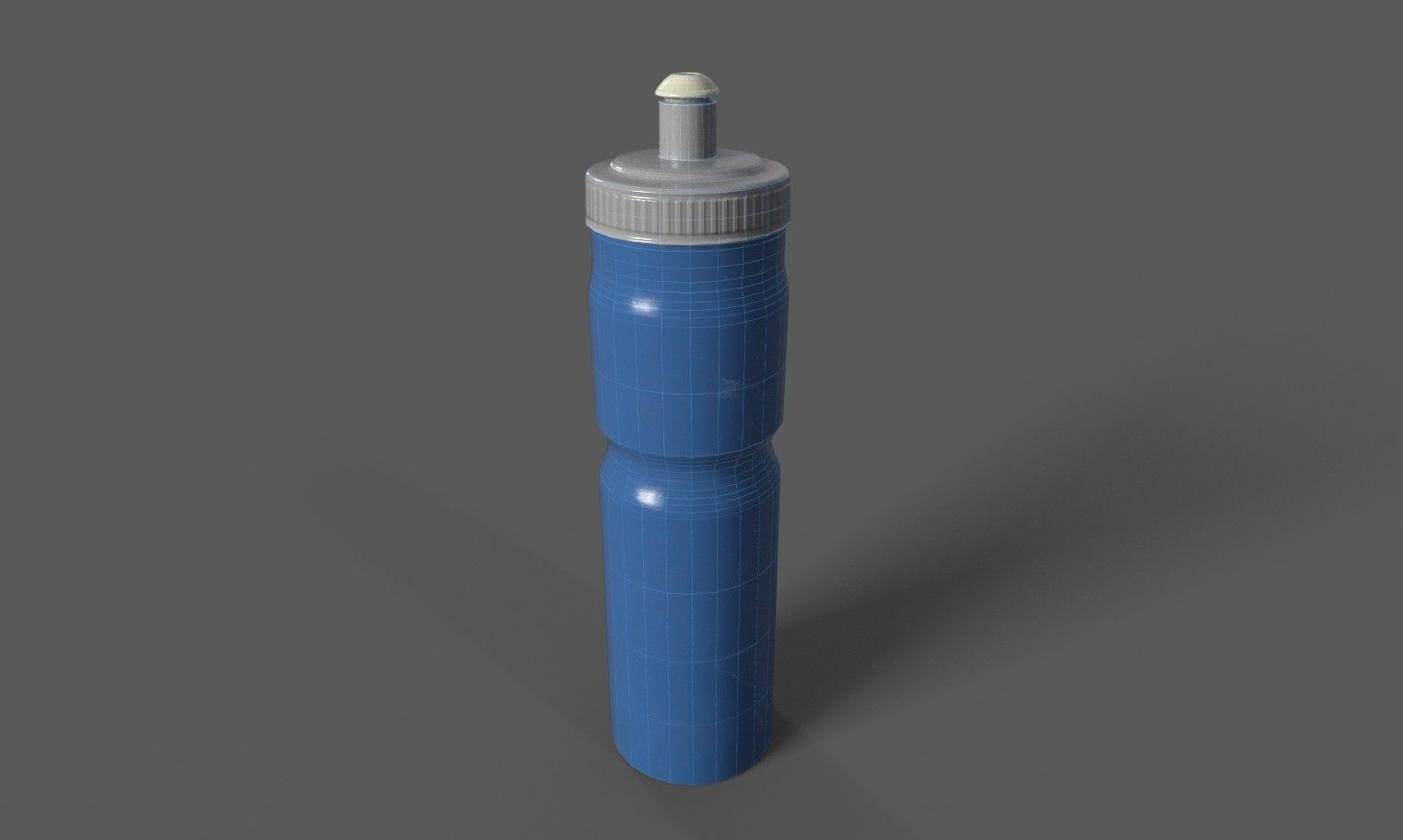 Bottle Low-poly 3D model_7
