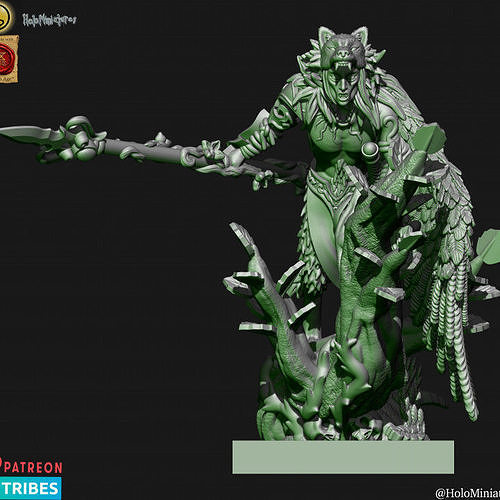 Wood elves shapeshifter 3D print model