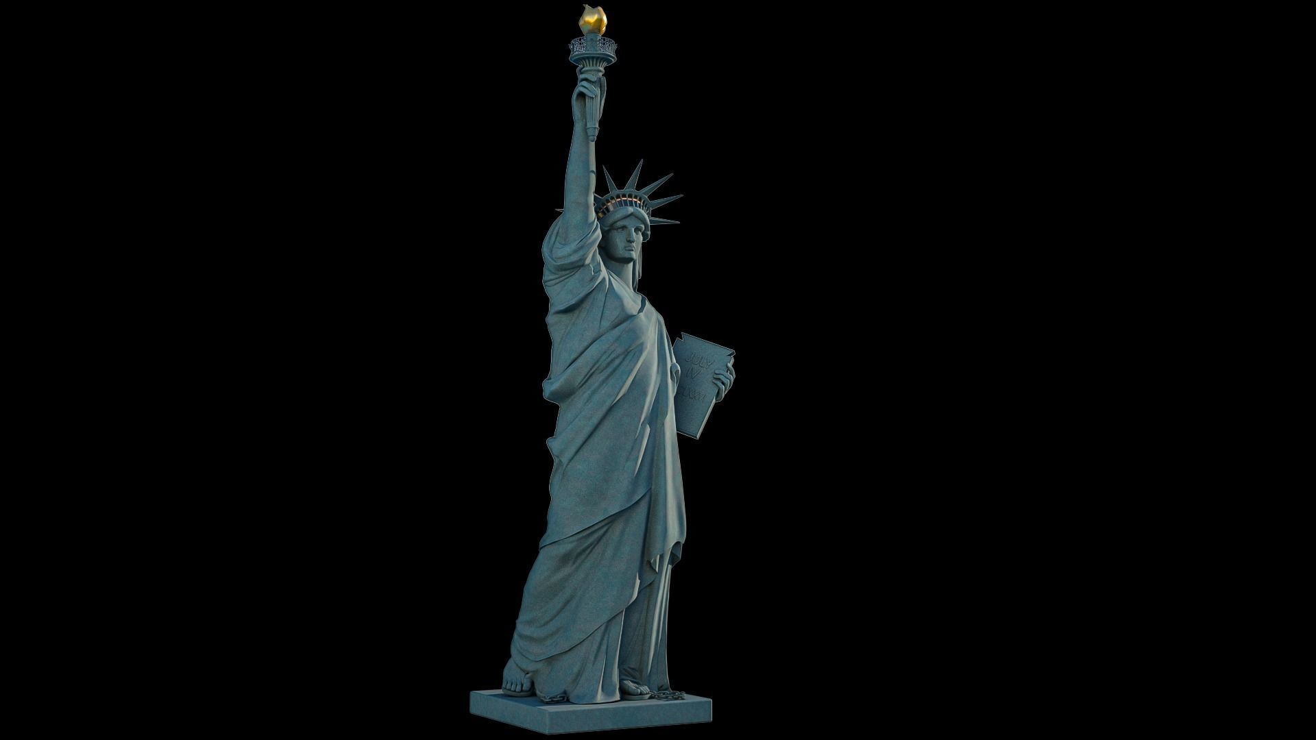 Statue of Liberty 3D model_8