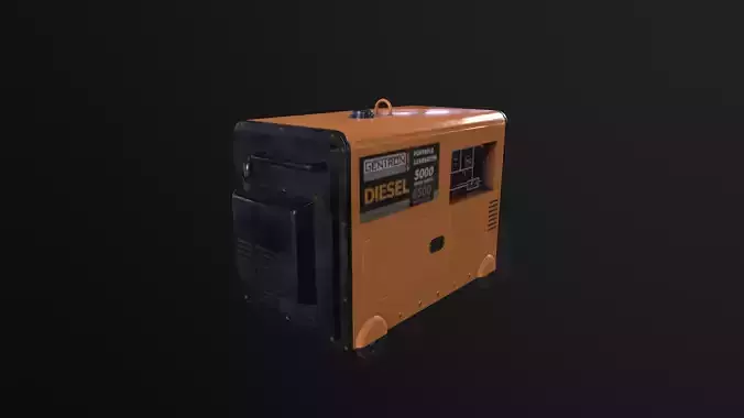 Diesel Generator 3D Model Low-poly 3D model Diesel Generator 3D Model Low-poly 3D model