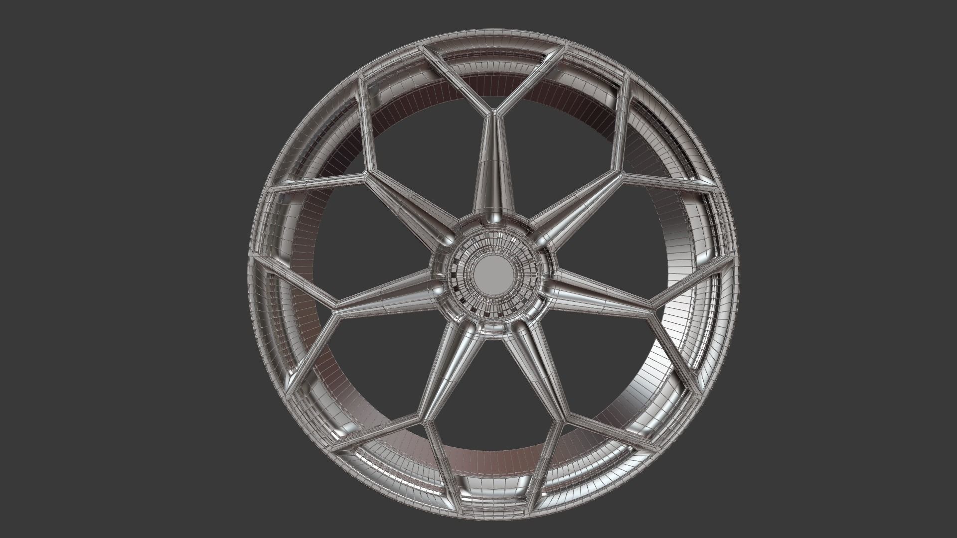 Rim Pack Low-poly 3D model_9