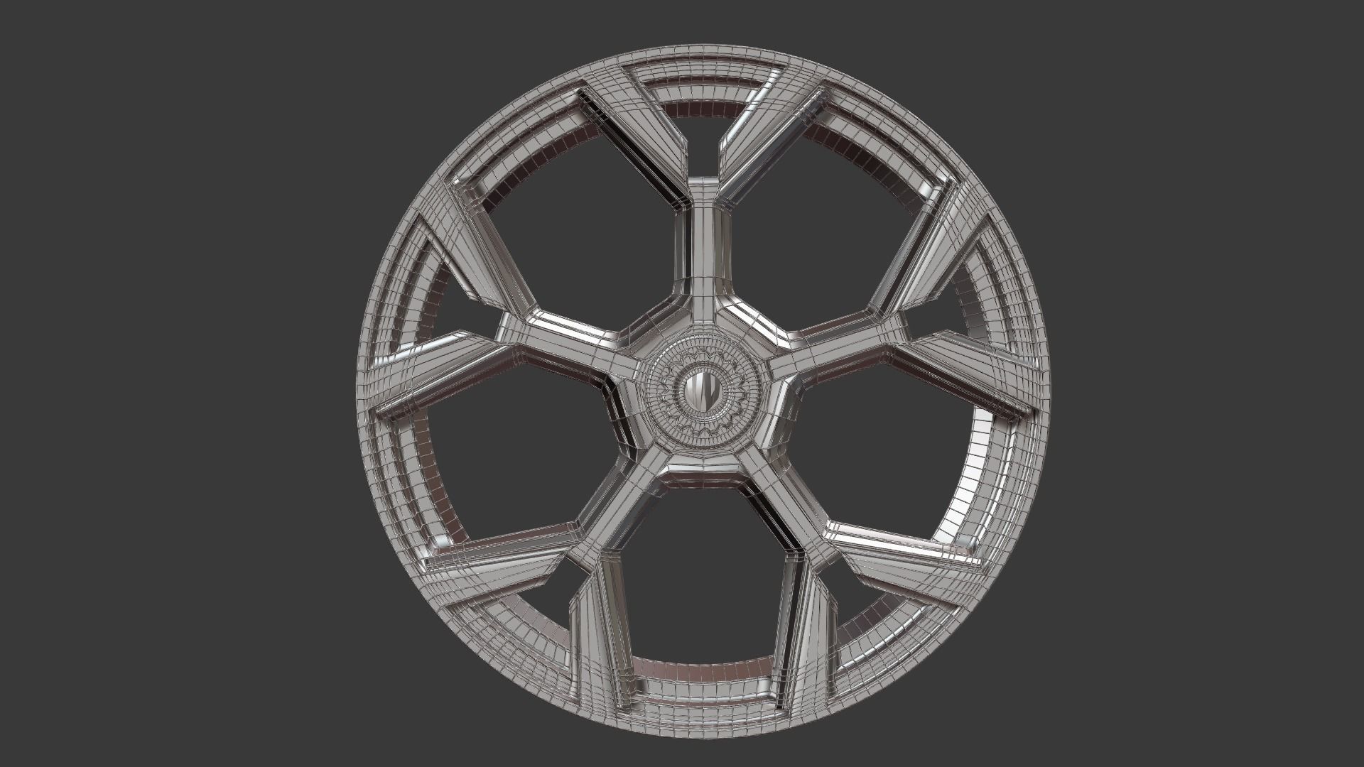 Rim Pack Low-poly 3D model_11