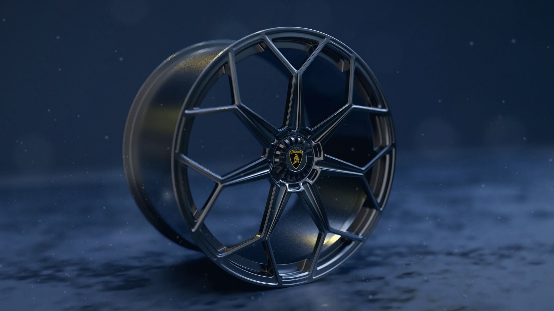 Rim Pack Low-poly 3D model_8