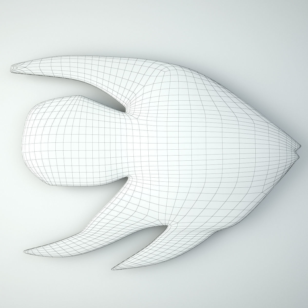 Wall Relief Fish 3D model_2