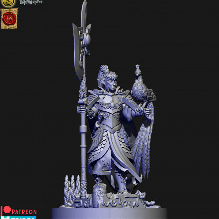 Highborn elves Phoenix lord 3D print model_1
