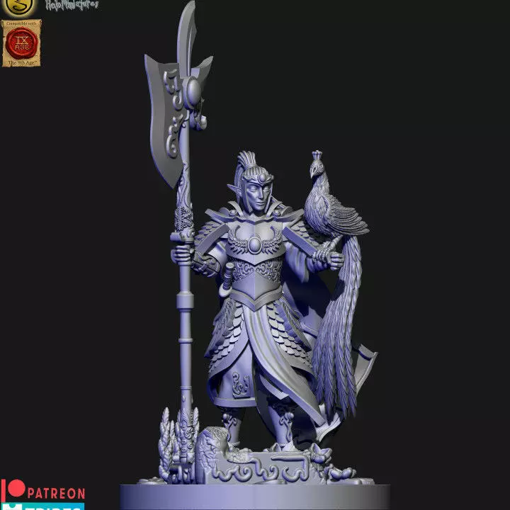 Highborn elves Phoenix lord 3D print model_0