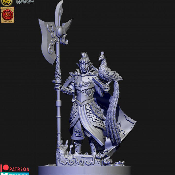 Highborn elves Phoenix lord 3D print model_3