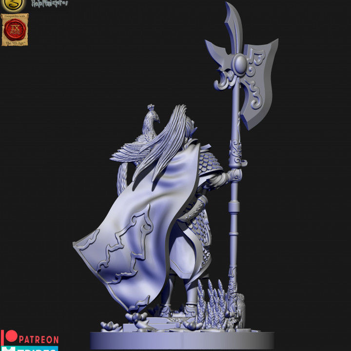 Highborn elves Phoenix lord 3D print model_2