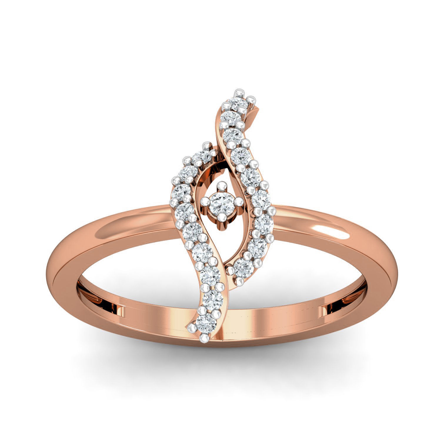 Women diamond ring 3dm stl render detail 3D print model_1