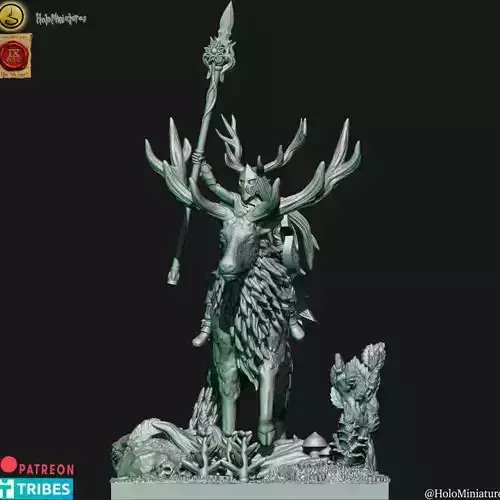 wood elves lord on stag