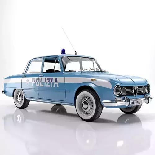Alfa Romeo Giulia Nuova Super 1600  Polizia 1967
