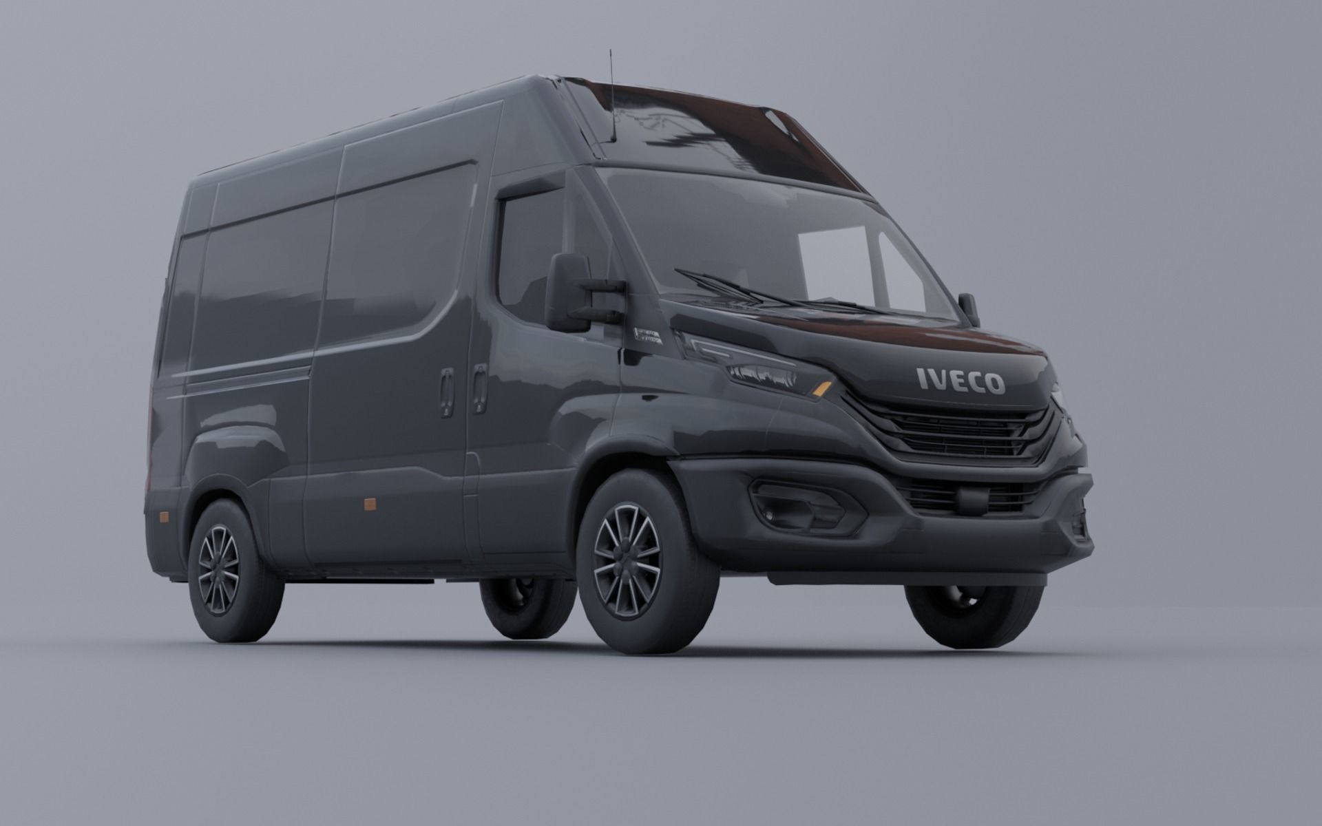 Iveco Daily 2022 Low-poly 3D model_1