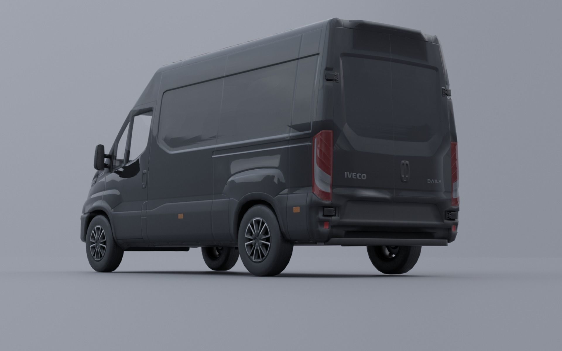 Iveco Daily 2022 Low-poly 3D model_2